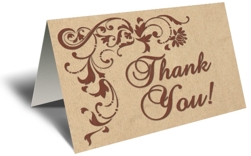 Thank You Gift Greeting Cards